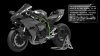 Meng Model MT-001S Kawasaki Ninja H2R (Pre-colored Edition) (1:9)